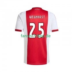 Ajax Amsterdam fußball trikot Wout Weghorst 25 Herren Heim 2025-2026 Kurzarm