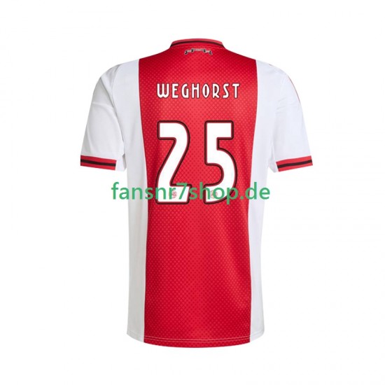 Ajax Amsterdam fußball trikot Wout Weghorst 25 Herren Heim 2025-2026 Kurzarm