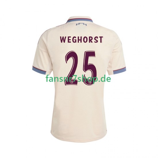 Ajax Amsterdam fußball trikot Wout Weghorst 25 Herren Ausweich 2025-2026 Kurzarm