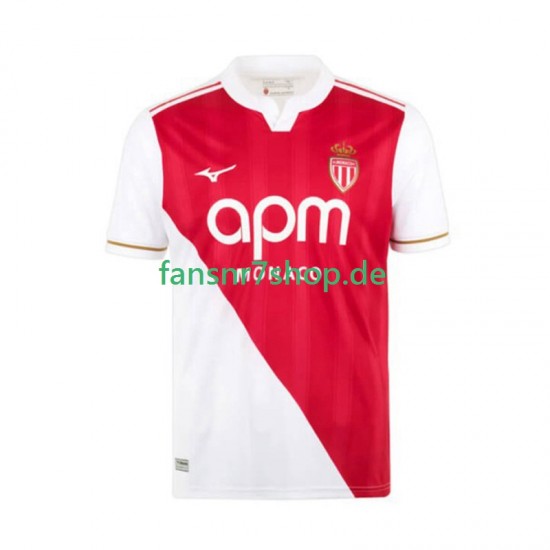 AS Monaco fußball trikot Herren Heim 2025-2026 Kurzarm