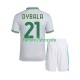 AS Rom fußball trikot Dybala 21 Kinder Ausweich 2025-2026 Kurzarm