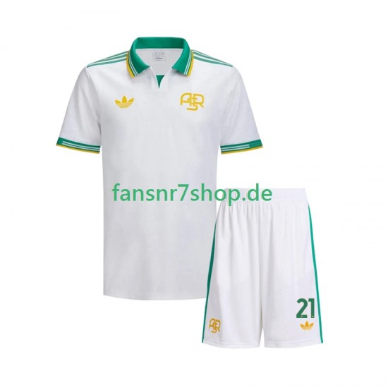 AS Rom fußball trikot Dybala 21 Kinder Ausweich 2025-2026 Kurzarm