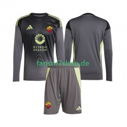 AS Rom fußball trikot Torhüter Kinder Heim 2025-2026 Langarm