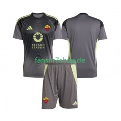 AS Rom fußball trikot Torhüter Kinder Heim 2025-2026 Kurzarm