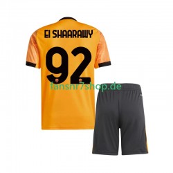 AS Rom fußball trikot Stephan El Shaarawy 92 Kinder Auswärts 2025-2026 Kurzarm