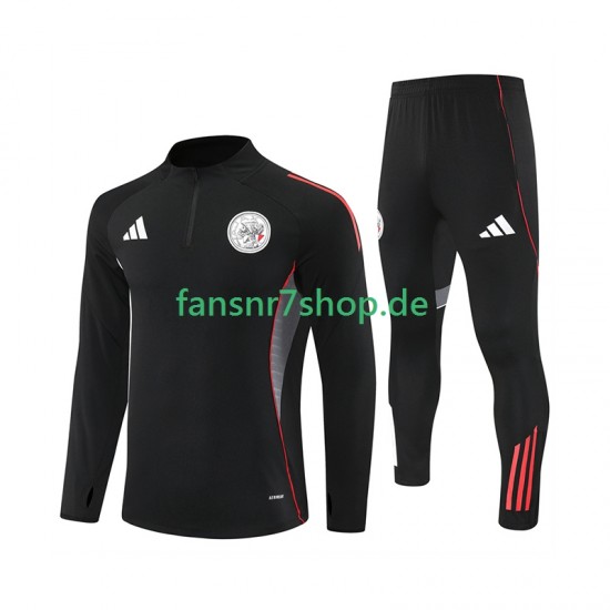Ajax Sweatshirts Anzüge Schwarz 2025-2026