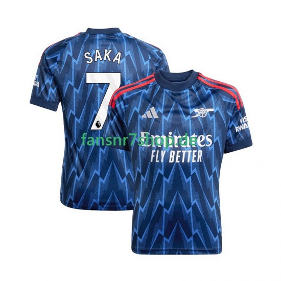 Arsenal fußball trikot Bukayo Saka 7 Herren Auswärts 2025-2026 Kurzarm