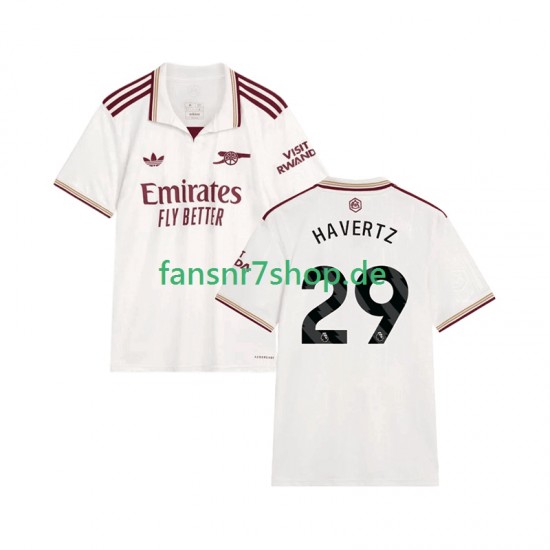 Arsenal fußball trikot Kai Havertz 29 Herren Ausweich 2025-2026 Kurzarm