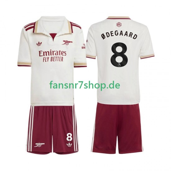 Arsenal fußball trikot Martin Odegaard 8 Kinder Ausweich 2025-2026 Kurzarm