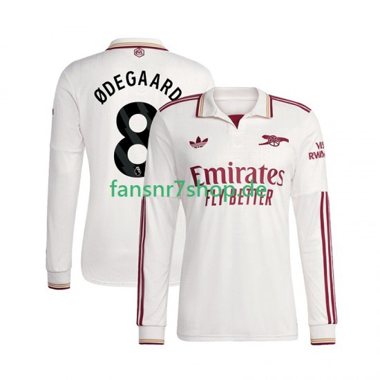 Arsenal fußball trikot Martin Odegaard 8 Herren Ausweich 2025-2026 Langarm