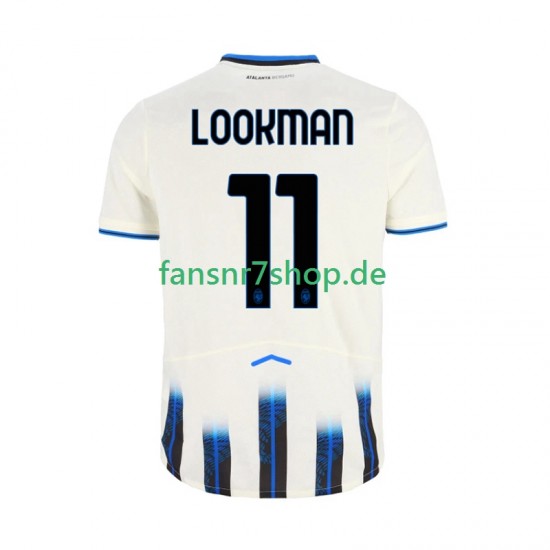 Atalanta Bergamo fußball trikot Ademola Lookman 11 Herren Auswärts 2025-2026 Kurzarm Atalanta Bergamo fußball trikot Ademola Lookman 11 Herren Auswärts 2025-2026 Kurzarm