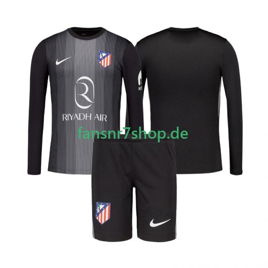 Atlético Madrid fußball trikot Torhüter Kinder Auswärts 2025-2026 Langarm