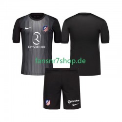 Atlético Madrid fußball trikot Torhüter Kinder Auswärts 2025-2026 Kurzarm