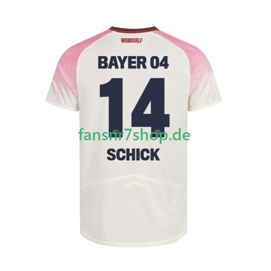 Bayer 04 Leverkusen fußball trikot Patrik Schick 14 Herren Auswärts 2025-2026 Kurzarm