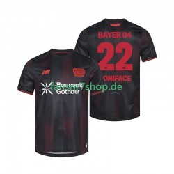 Bayer 04 Leverkusen fußball trikot Victor Boniface 22 Herren Heim 2025-2026 Kurzarm