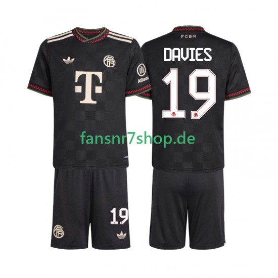 FC Bayern München fußball trikot Alphonso Davies 19 Kinder Ausweich 2025-2026 Kurzarm