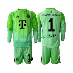 FC Bayern München fußball trikot Neuer 1 Torhüter Kinder Heim 2025-2026 Langarm