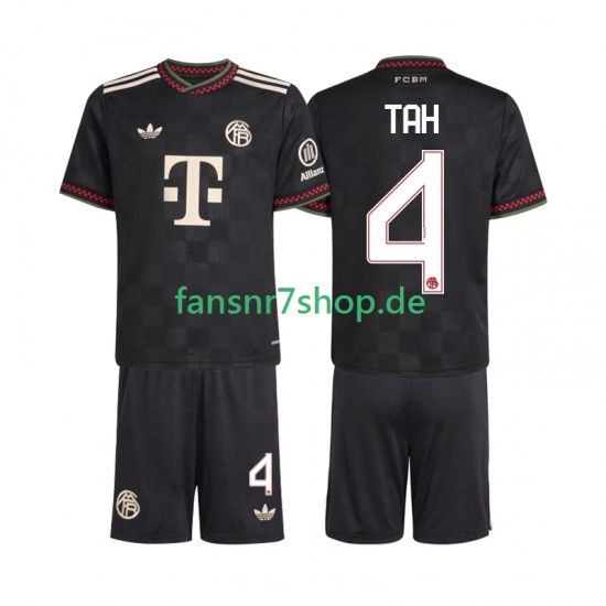 FC Bayern München fußball trikot Jonathan Tah 4 Kinder Ausweich 2025-2026 Kurzarm