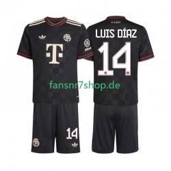 FC Bayern München fußball trikot Luis Diaz 14 Kinder Ausweich 2025-2026 Kurzarm