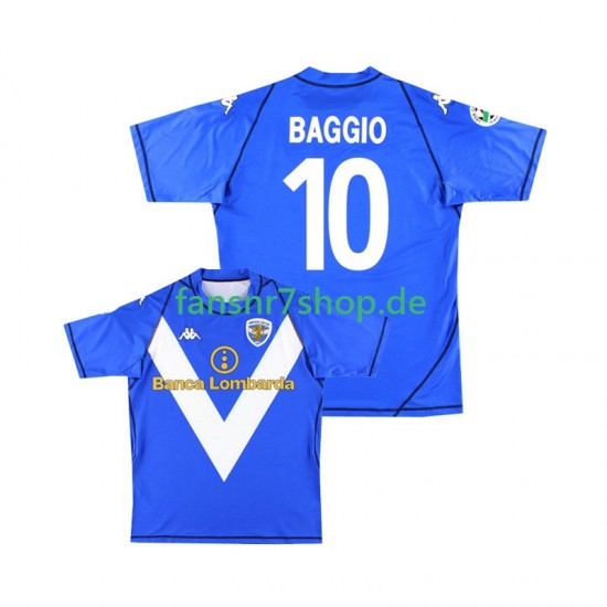 fußball trikot Brescia Calcio Baggio 10 2003 Herren Heim Retro 2004 Kurzarm fußball trikot Brescia Calcio Baggio 10 2003 Herren Heim Retro 2004 Kurzarm