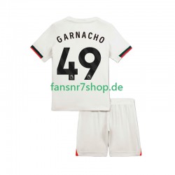 Chelsea fußball trikot Alejandro Garnacho 49 Kinder Auswärts 2025-2026 Kurzarm