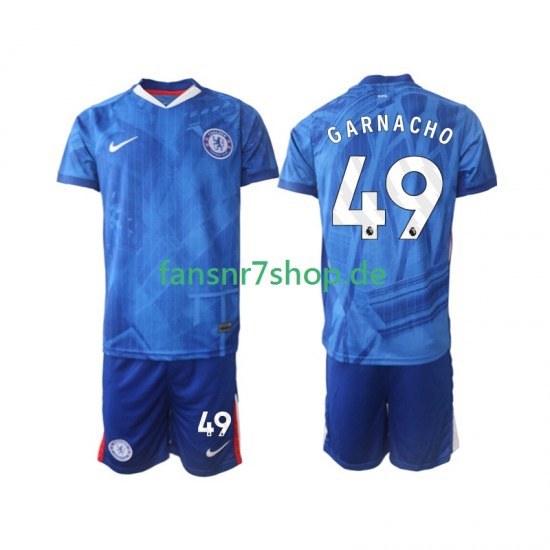 Chelsea fußball trikot Alejandro Garnacho 49 Kinder Heim 2025-2026 Kurzarm Chelsea fußball trikot Alejandro Garnacho 49 Kinder Heim 2025-2026 Kurzarm