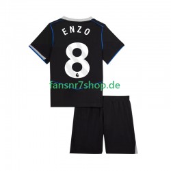 Chelsea fußball trikot Enzo Fernandez 8 Kinder Ausweich 2025-2026 Kurzarm