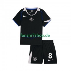 Chelsea fußball trikot Enzo Fernandez 8 Kinder Ausweich 2025-2026 Kurzarm