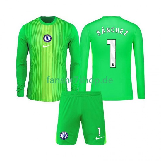 Chelsea fußball trikot Robert Sanchez 1 Torhüter Kinder Auswärts 2025-2026 Langarm