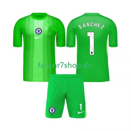Chelsea fußball trikot Robert Sanchez 1 Torhüter Kinder Auswärts 2025-2026 Kurzarm