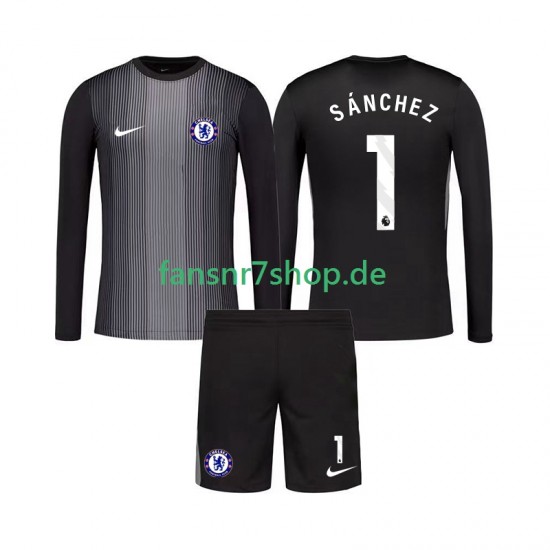 Chelsea fußball trikot Robert Sanchez 1 Torhüter Kinder Heim 2025-2026 Langarm
