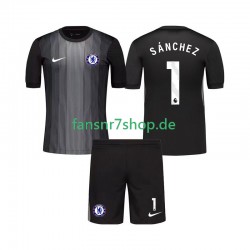 Chelsea fußball trikot Robert Sanchez 1 Torhüter Kinder Heim 2025-2026 Kurzarm Chelsea fußball trikot Robert Sanchez 1 Torhüter Kinder Heim 2025-2026 Kurzarm