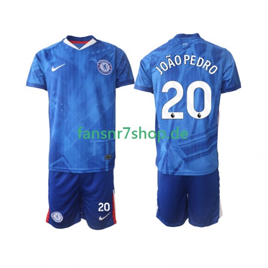 Chelsea fußball trikot joao pedro 20 Kinder Heim 2025-2026 Kurzarm