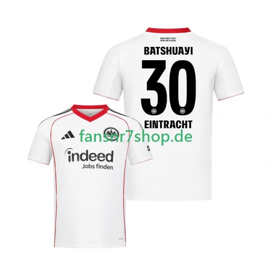 Eintracht Frankfurt fußball trikot Michy Batshuayi 30 Herren Auswärts 2025-2026 Kurzarm