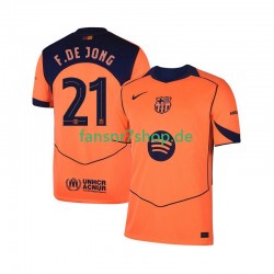 FC Barcelona fußball trikot Frenkie de Jong 21 UCL Herren Ausweich 2025-2026 Kurzarm