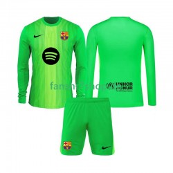 FC Barcelona fußball trikot Torhüter Kinder Heim 2025-2026 Langarm