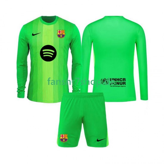FC Barcelona fußball trikot Torhüter Kinder Heim 2025-2026 Langarm