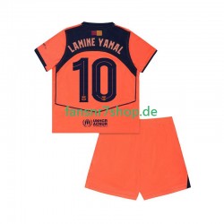 FC Barcelona fußball trikot Lamine Yamal 10 UCL Kinder Ausweich 2025-2026 Kurzarm