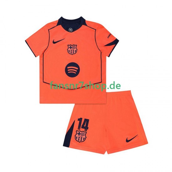 FC Barcelona fußball trikot Marcus Rashford 14 UCL Kinder Ausweich 2025-2026 Kurzarm