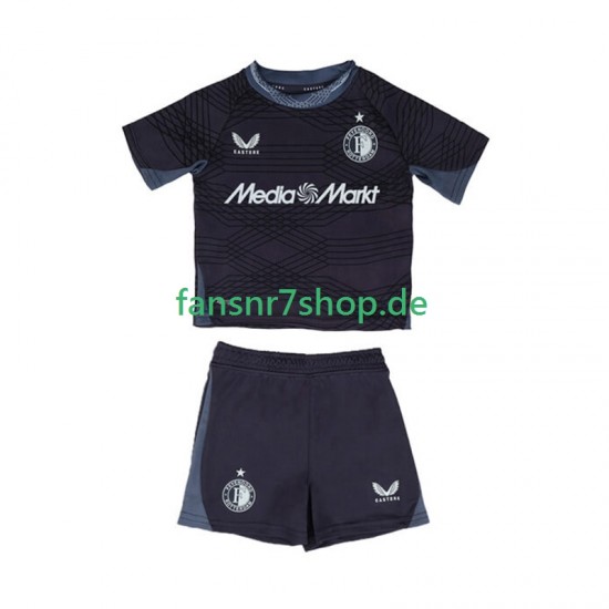 Feyenoord Rotterdam fußball trikot Kinder Auswärts 2025-2026 Kurzarm