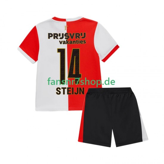Feyenoord Rotterdam fußball trikot Sem Steijn 14 Kinder Heim 2025-2026 Kurzarm