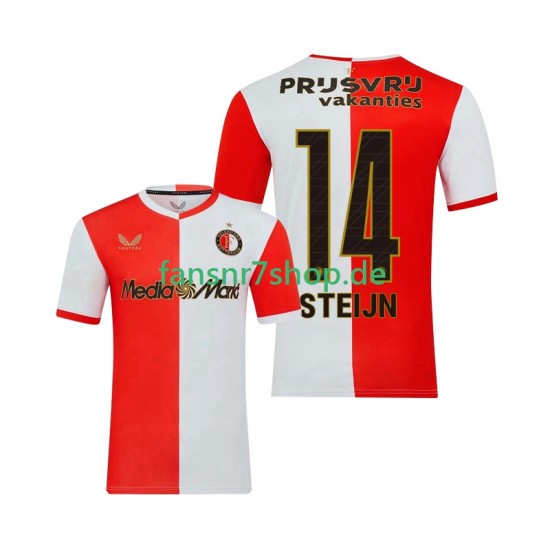 Feyenoord Rotterdam fußball trikot Sem Steijn 14 Herren Heim 2025-2026 Kurzarm Feyenoord Rotterdam fußball trikot Sem Steijn 14 Herren Heim 2025-2026 Kurzarm