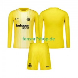 Inter Mailand fußball trikot Torhüter Kinder Auswärts 2025-2026 Langarm