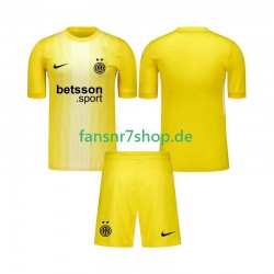 Inter Mailand fußball trikot Torhüter Kinder Auswärts 2025-2026 Kurzarm