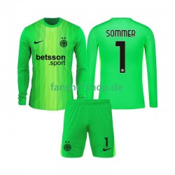 Inter Mailand fußball trikot Yann Sommer 1 Torhüter Kinder Ausweich 2025-2026 Langarm