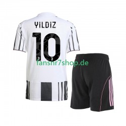 Juventus Turin fußball trikot Kenan Yildiz 10 Kinder Heim 2025-2026 Kurzarm