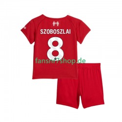Liverpool fußball trikot Dominik Szoboszlai 8 Kinder Heim 2025-2026 Kurzarm
