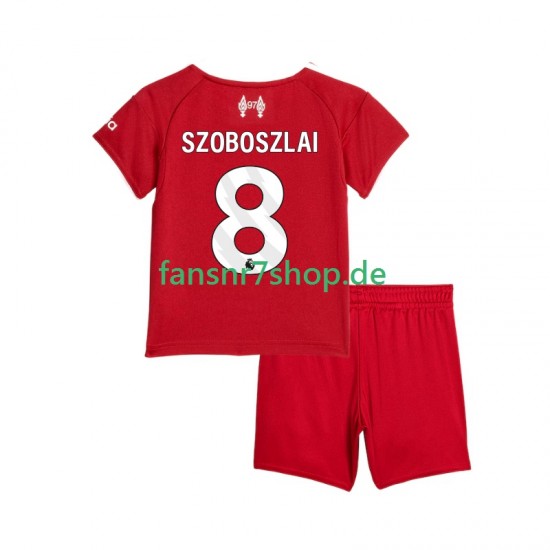Liverpool fußball trikot Dominik Szoboszlai 8 Kinder Heim 2025-2026 Kurzarm Liverpool fußball trikot Dominik Szoboszlai 8 Kinder Heim 2025-2026 Kurzarm