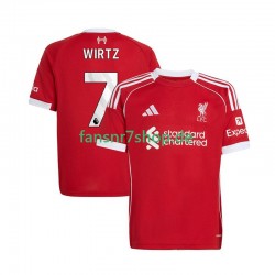 Liverpool fußball trikot Florian Wirtz 7 Herren Heim 2025-2026 Kurzarm