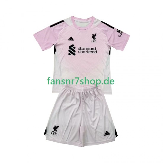 Liverpool fußball trikot Torhüter Kinder Ausweich 2025-2026 Kurzarm